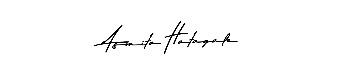 Asmita Hatagale stylish signature style. Best Handwritten Sign (Asem Kandis PERSONAL USE) for my name. Handwritten Signature Collection Ideas for my name Asmita Hatagale. Asmita Hatagale signature style 9 images and pictures png