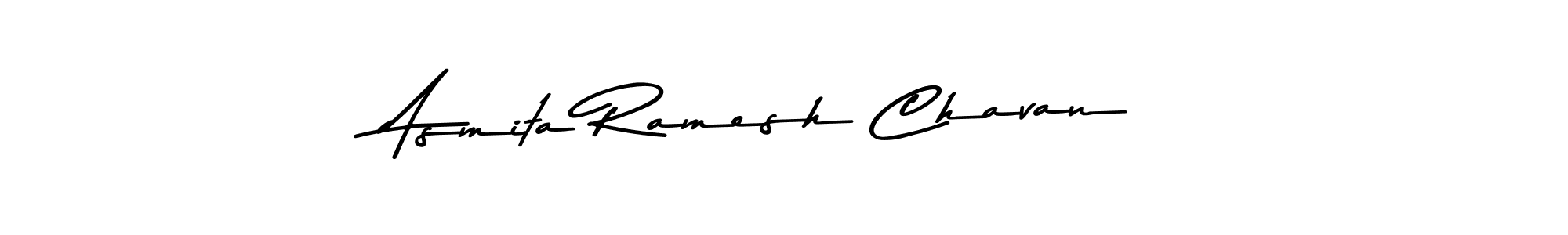 Make a beautiful signature design for name Asmita Ramesh Chavan. With this signature (Asem Kandis PERSONAL USE) style, you can create a handwritten signature for free. Asmita Ramesh Chavan signature style 9 images and pictures png