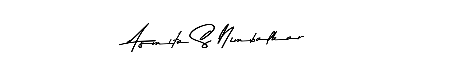 Make a short Asmita S Nimbalkar signature style. Manage your documents anywhere anytime using Asem Kandis PERSONAL USE. Create and add eSignatures, submit forms, share and send files easily. Asmita S Nimbalkar signature style 9 images and pictures png