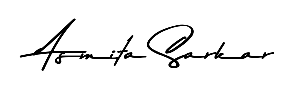 Looking for an artistic signature for Asmita Sarkar? The Asem Kandis PERSONAL USE calligraphy style gives a sophisticated flow suitable for business cards and emails. Asmita Sarkar signature style 9 images and pictures png