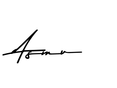 Asmu stylish signature style. Best Handwritten Sign (Asem Kandis PERSONAL USE) for my name. Handwritten Signature Collection Ideas for my name Asmu. Asmu signature style 9 images and pictures png