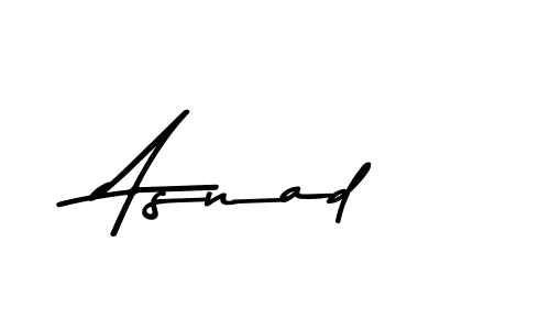 Design your own signature with our free online signature maker. With this signature software, you can create a handwritten (Asem Kandis PERSONAL USE) signature for name Asnad. Asnad signature style 9 images and pictures png
