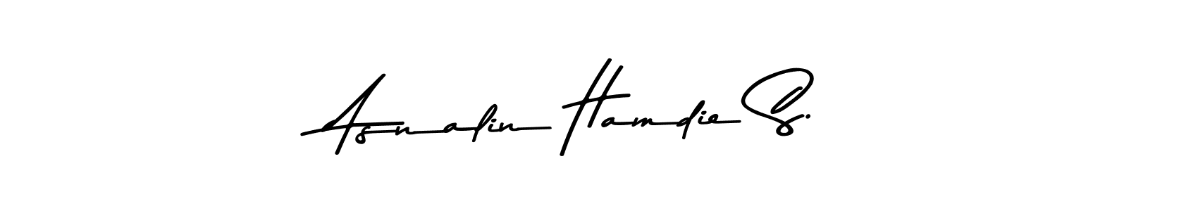 Similarly Asem Kandis PERSONAL USE is the best handwritten signature design. Signature creator online .You can use it as an online autograph creator for name Asnalin Hamdie S.. Asnalin Hamdie S. signature style 9 images and pictures png