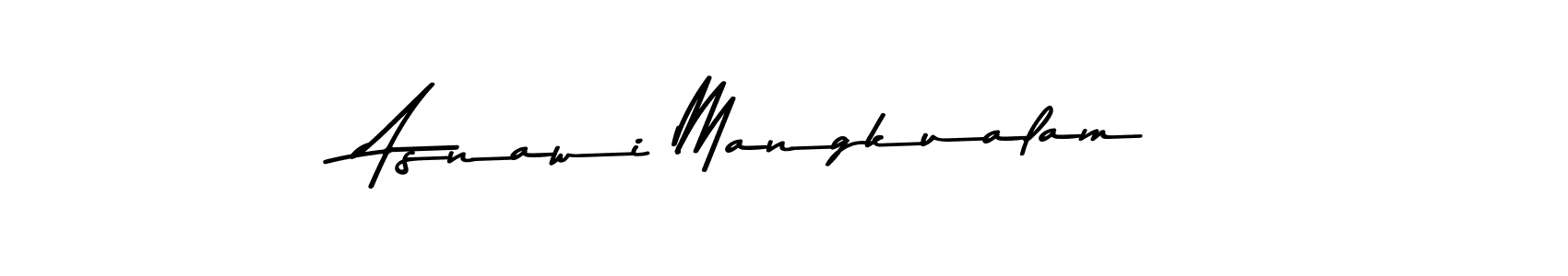 See photos of Asnawi Mangkualam official signature by Spectra . Check more albums & portfolios. Read reviews & check more about Asem Kandis PERSONAL USE font. Asnawi Mangkualam signature style 9 images and pictures png