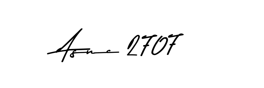 Design your own signature with our free online signature maker. With this signature software, you can create a handwritten (Asem Kandis PERSONAL USE) signature for name Asnc 2707. Asnc 2707 signature style 9 images and pictures png