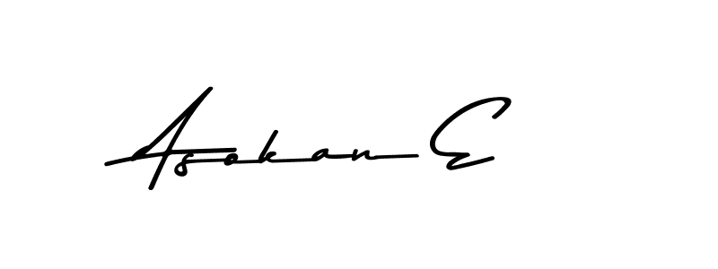 Also You can easily find your signature by using the search form. We will create Asokan E name handwritten signature images for you free of cost using Asem Kandis PERSONAL USE sign style. Asokan E signature style 9 images and pictures png