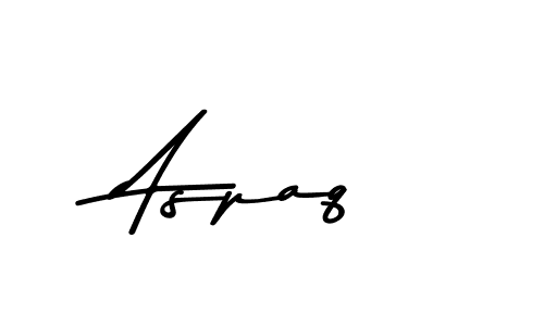 How to make Aspaq name signature. Use Asem Kandis PERSONAL USE style for creating short signs online. This is the latest handwritten sign. Aspaq signature style 9 images and pictures png
