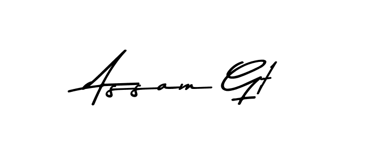 Create a beautiful signature design for name Assam Gt. With this signature (Asem Kandis PERSONAL USE) fonts, you can make a handwritten signature for free. Assam Gt signature style 9 images and pictures png