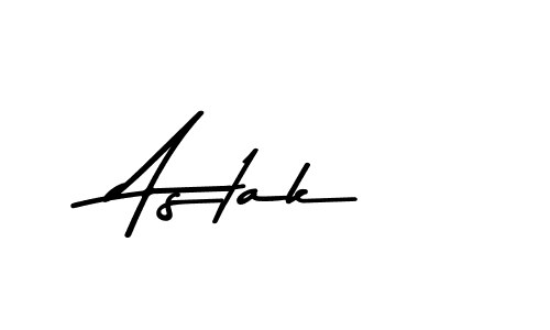 How to make Astak name signature. Use Asem Kandis PERSONAL USE style for creating short signs online. This is the latest handwritten sign. Astak signature style 9 images and pictures png
