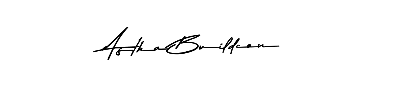 Astha Buildcon stylish signature style. Best Handwritten Sign (Asem Kandis PERSONAL USE) for my name. Handwritten Signature Collection Ideas for my name Astha Buildcon. Astha Buildcon signature style 9 images and pictures png