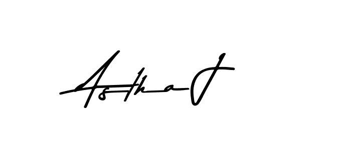 Use a signature maker to create a handwritten signature online. With this signature software, you can design (Asem Kandis PERSONAL USE) your own signature for name Astha J. Astha J signature style 9 images and pictures png