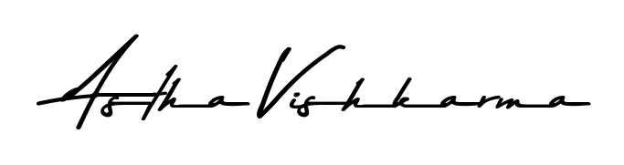 Make a short Astha Vishkarma signature style. Manage your documents anywhere anytime using Asem Kandis PERSONAL USE. Create and add eSignatures, submit forms, share and send files easily. Astha Vishkarma signature style 9 images and pictures png