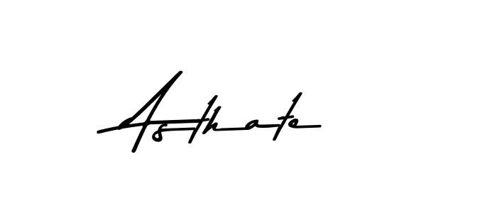 Use a signature maker to create a handwritten signature online. With this signature software, you can design (Asem Kandis PERSONAL USE) your own signature for name Asthate. Asthate signature style 9 images and pictures png