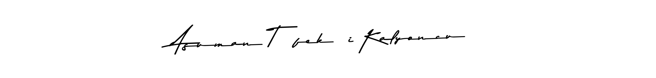 See photos of Asuman Tüfekçi Kalyoncu official signature by Spectra . Check more albums & portfolios. Read reviews & check more about Asem Kandis PERSONAL USE font. Asuman Tüfekçi Kalyoncu signature style 9 images and pictures png