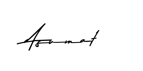 You should practise on your own different ways (Asem Kandis PERSONAL USE) to write your name (Asumat) in signature. don't let someone else do it for you. Asumat signature style 9 images and pictures png