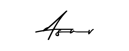 Make a beautiful signature design for name Asuv. Use this online signature maker to create a handwritten signature for free. Asuv signature style 9 images and pictures png