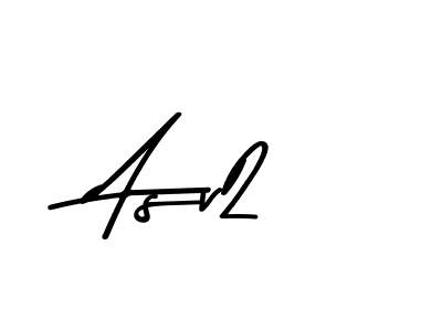 Design your own signature with our free online signature maker. With this signature software, you can create a handwritten (Asem Kandis PERSONAL USE) signature for name Asv2. Asv2 signature style 9 images and pictures png