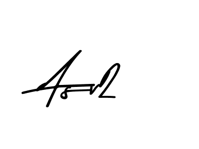 Design your own signature with our free online signature maker. With this signature software, you can create a handwritten (Asem Kandis PERSONAL USE) signature for name Asv2. Asv2 signature style 9 images and pictures png