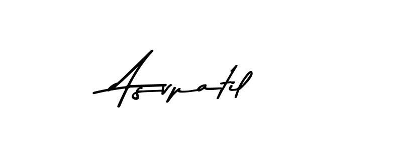 Design your own signature with our free online signature maker. With this signature software, you can create a handwritten (Asem Kandis PERSONAL USE) signature for name Asvpatil. Asvpatil signature style 9 images and pictures png