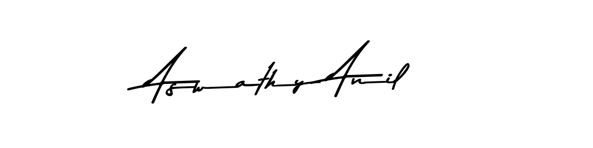 Make a beautiful signature design for name Aswathy Anil. Use this online signature maker to create a handwritten signature for free. Aswathy Anil signature style 9 images and pictures png