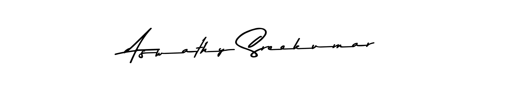 Make a beautiful signature design for name Aswathy Sreekumar. With this signature (Asem Kandis PERSONAL USE) style, you can create a handwritten signature for free. Aswathy Sreekumar signature style 9 images and pictures png