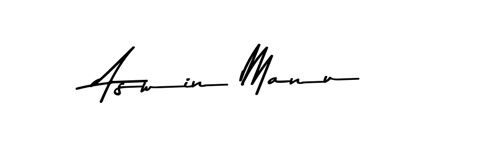 Use a signature maker to create a handwritten signature online. With this signature software, you can design (Asem Kandis PERSONAL USE) your own signature for name Aswin Manu. Aswin Manu signature style 9 images and pictures png