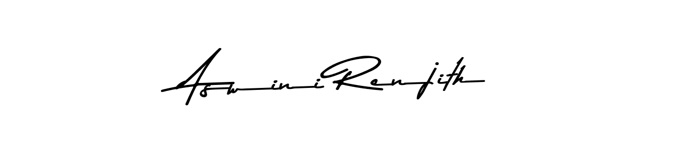 Create a beautiful signature design for name Aswini Renjith. With this signature (Asem Kandis PERSONAL USE) fonts, you can make a handwritten signature for free. Aswini Renjith signature style 9 images and pictures png