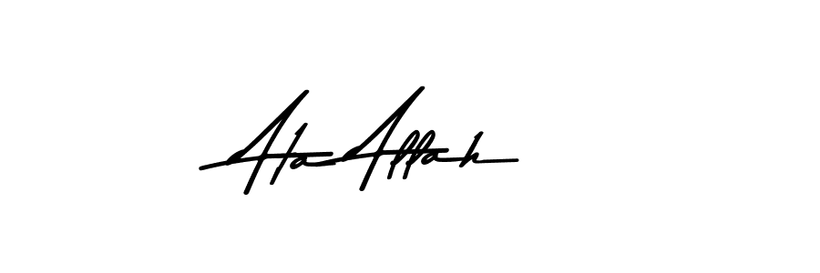 Similarly Asem Kandis PERSONAL USE is the best handwritten signature design. Signature creator online .You can use it as an online autograph creator for name Ata Allah. Ata Allah signature style 9 images and pictures png