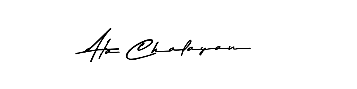 Ata Chalayan stylish signature style. Best Handwritten Sign (Asem Kandis PERSONAL USE) for my name. Handwritten Signature Collection Ideas for my name Ata Chalayan. Ata Chalayan signature style 9 images and pictures png