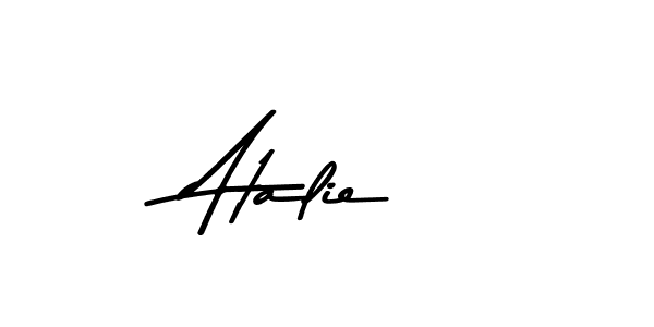 Design your own signature with our free online signature maker. With this signature software, you can create a handwritten (Asem Kandis PERSONAL USE) signature for name Atalie. Atalie signature style 9 images and pictures png