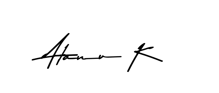 Design your own signature with our free online signature maker. With this signature software, you can create a handwritten (Asem Kandis PERSONAL USE) signature for name Atanu K. Atanu K signature style 9 images and pictures png