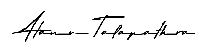 The Asem Kandis PERSONAL USE font gives name Atanu Talapathra a signature that looks effortless yet distinguished. Download high-res PNG instantly. Atanu Talapathra signature style 9 images and pictures png