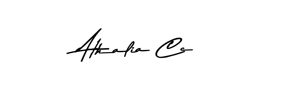 Also You can easily find your signature by using the search form. We will create Athalia Cc name handwritten signature images for you free of cost using Asem Kandis PERSONAL USE sign style. Athalia Cc signature style 9 images and pictures png
