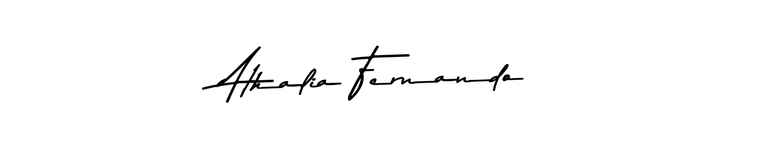 How to make Athalia Fernando name signature. Use Asem Kandis PERSONAL USE style for creating short signs online. This is the latest handwritten sign. Athalia Fernando signature style 9 images and pictures png