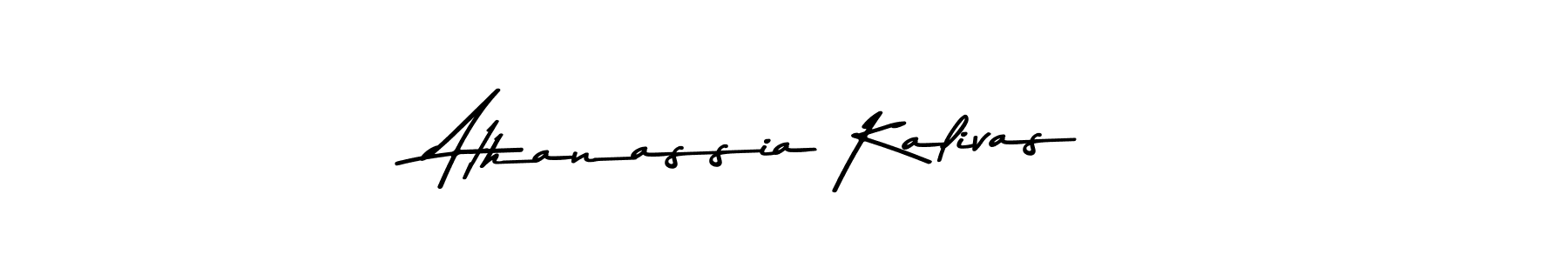 Make a beautiful signature design for name Athanassia Kalivas. With this signature (Asem Kandis PERSONAL USE) style, you can create a handwritten signature for free. Athanassia Kalivas signature style 9 images and pictures png