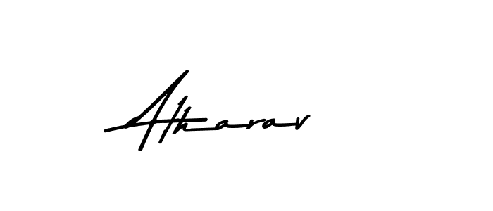 Design your own signature with our free online signature maker. With this signature software, you can create a handwritten (Asem Kandis PERSONAL USE) signature for name Atharav. Atharav signature style 9 images and pictures png