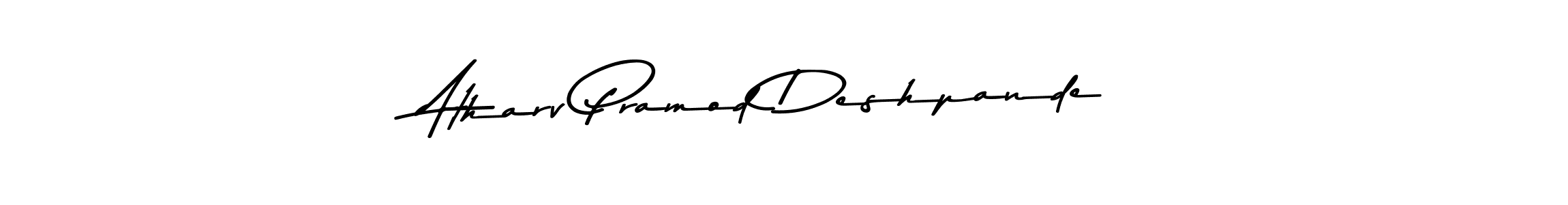 Atharv Pramod Deshpande stylish signature style. Best Handwritten Sign (Asem Kandis PERSONAL USE) for my name. Handwritten Signature Collection Ideas for my name Atharv Pramod Deshpande. Atharv Pramod Deshpande signature style 9 images and pictures png