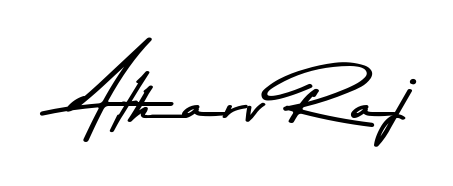 Turn your name Atharv Raj into a signature brand with Asem Kandis PERSONAL USE styling. Download in standard PNG or transparent format anytime. Atharv Raj signature style 9 images and pictures png