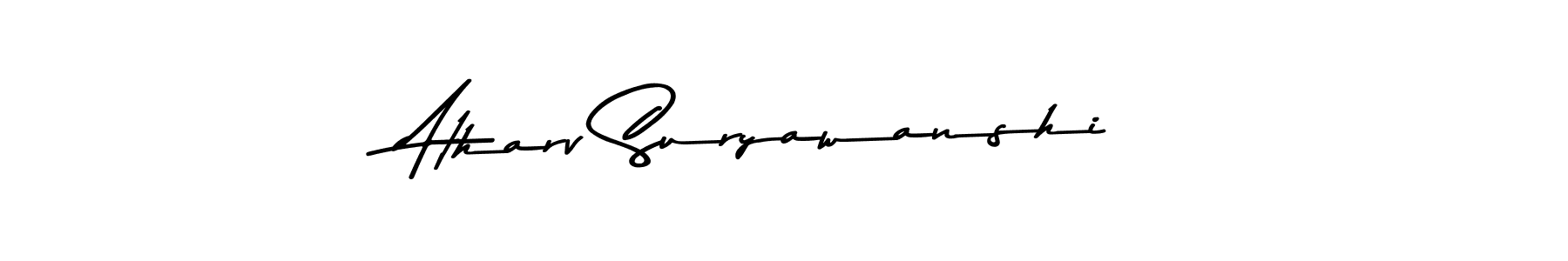 Create a beautiful signature design for name Atharv Suryawanshi. With this signature (Asem Kandis PERSONAL USE) fonts, you can make a handwritten signature for free. Atharv Suryawanshi signature style 9 images and pictures png