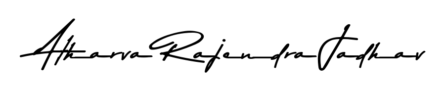 Make a beautiful signature design for name Atharva Rajendra Jadhav. With this signature (Asem Kandis PERSONAL USE) style, you can create a handwritten signature for free. Atharva Rajendra Jadhav signature style 9 images and pictures png