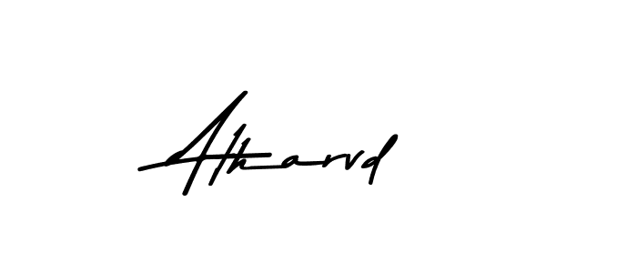 if you are searching for the best signature style for your name Atharvd. so please give up your signature search. here we have designed multiple signature styles  using Asem Kandis PERSONAL USE. Atharvd signature style 9 images and pictures png