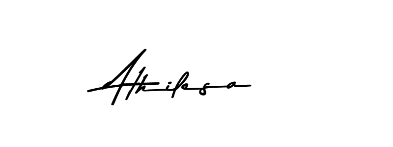 Use a signature maker to create a handwritten signature online. With this signature software, you can design (Asem Kandis PERSONAL USE) your own signature for name Athilesa. Athilesa signature style 9 images and pictures png