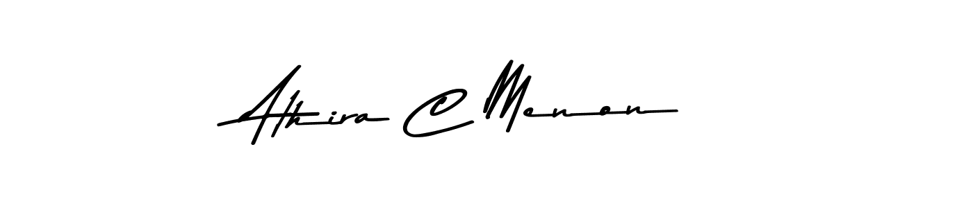 Design your own signature with our free online signature maker. With this signature software, you can create a handwritten (Asem Kandis PERSONAL USE) signature for name Athira C Menon. Athira C Menon signature style 9 images and pictures png