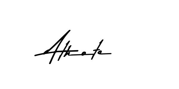 The best way (Asem Kandis PERSONAL USE) to make a short signature is to pick only two or three words in your name. The name Athote include a total of six letters. For converting this name. Athote signature style 9 images and pictures png