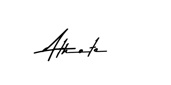 Also You can easily find your signature by using the search form. We will create Athote name handwritten signature images for you free of cost using Asem Kandis PERSONAL USE sign style. Athote signature style 9 images and pictures png