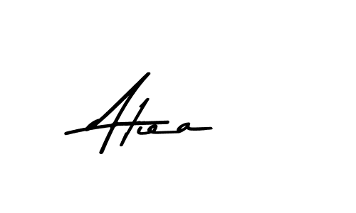 Atiea stylish signature style. Best Handwritten Sign (Asem Kandis PERSONAL USE) for my name. Handwritten Signature Collection Ideas for my name Atiea. Atiea signature style 9 images and pictures png