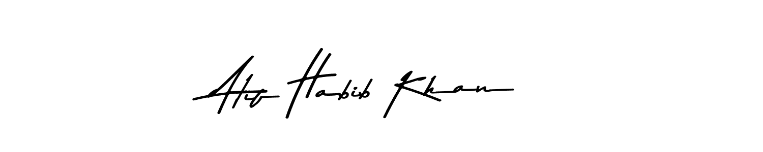 Asem Kandis PERSONAL USE is a professional signature style that is perfect for those who want to add a touch of class to their signature. It is also a great choice for those who want to make their signature more unique. Get Atif Habib Khan name to fancy signature for free. Atif Habib Khan signature style 9 images and pictures png