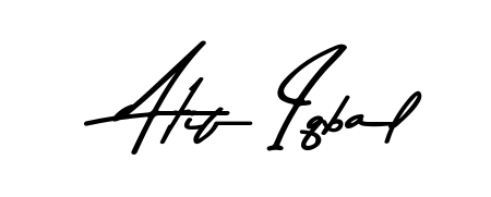 An effortless, minimalist signature concept for Atif Iqbal using Asem Kandis PERSONAL USE design. Clean lines that look great on any document. Atif Iqbal signature style 9 images and pictures png