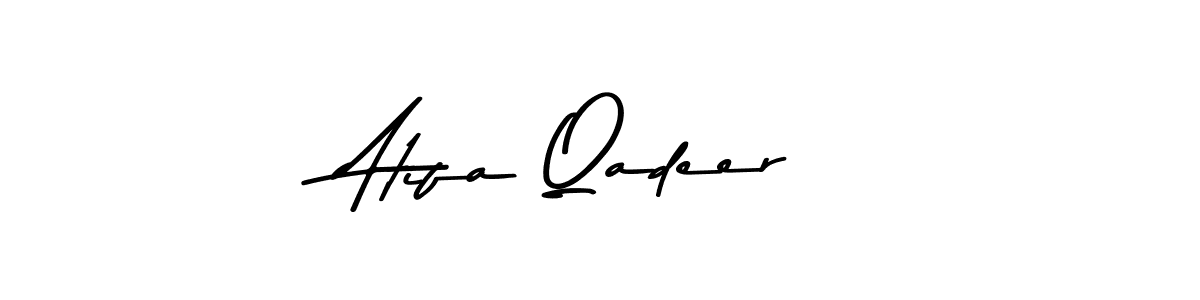Atifa Qadeer stylish signature style. Best Handwritten Sign (Asem Kandis PERSONAL USE) for my name. Handwritten Signature Collection Ideas for my name Atifa Qadeer. Atifa Qadeer signature style 9 images and pictures png