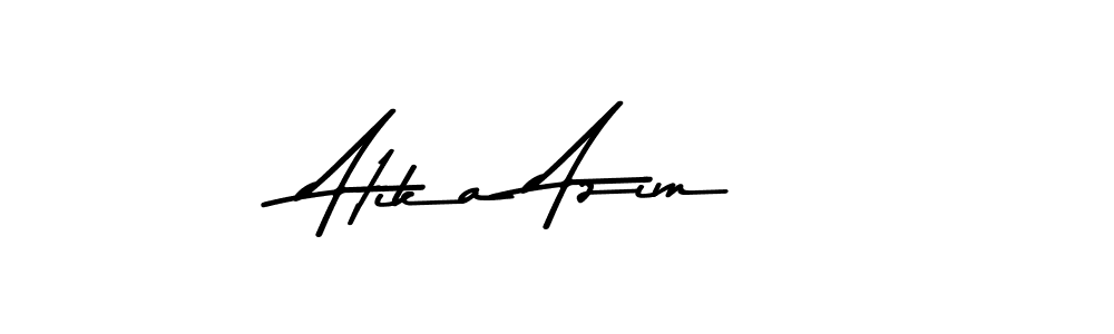 How to make Atika Azim signature? Asem Kandis PERSONAL USE is a professional autograph style. Create handwritten signature for Atika Azim name. Atika Azim signature style 9 images and pictures png